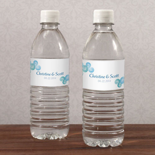 Sea Breeze Water Bottle Label
