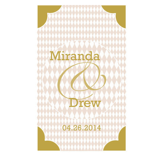 Classic Suits Rectangular Playing Card Sticker