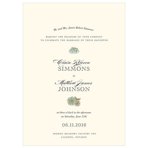 Burlap Chic Invitation