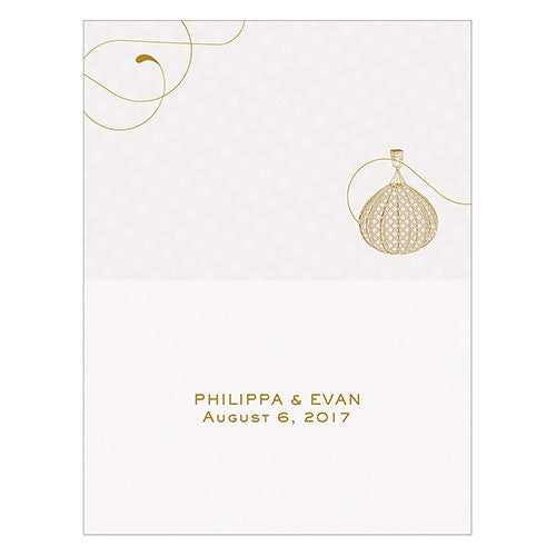 Vintage Travel Place Card With Fold