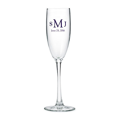 Classic Champagne Glass - Personalized