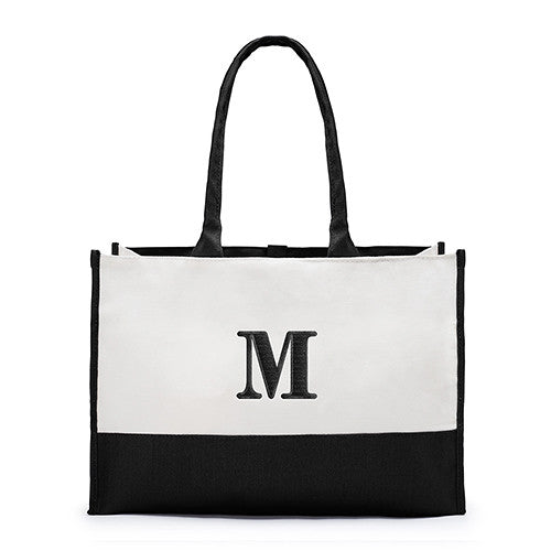Colorblock Tote - Black