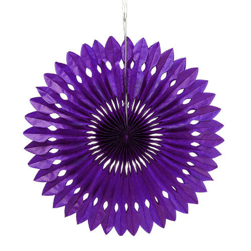 Paper Pinwheel Decor - Grape