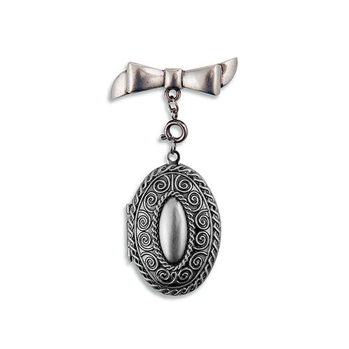 Love Locket - Antique Silver