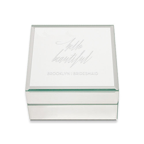 Mirrored Jewelry Box - Hello Beautiful Printing
