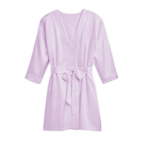 Silky Kimono Robe - Lavender X-Large