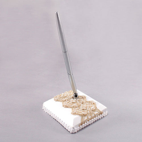 Beverly Clark The Luxe Collection Pen with Base White