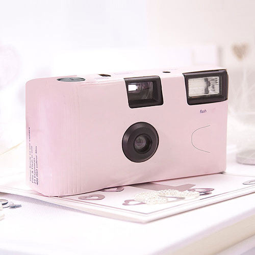 Pink Single Use Camera – Solid Color Design
