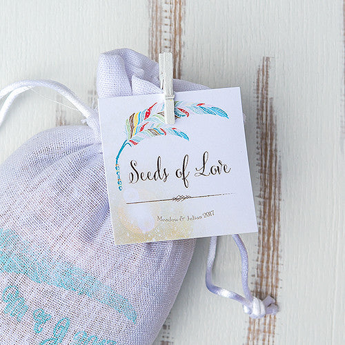 White Mini Wooden Clips