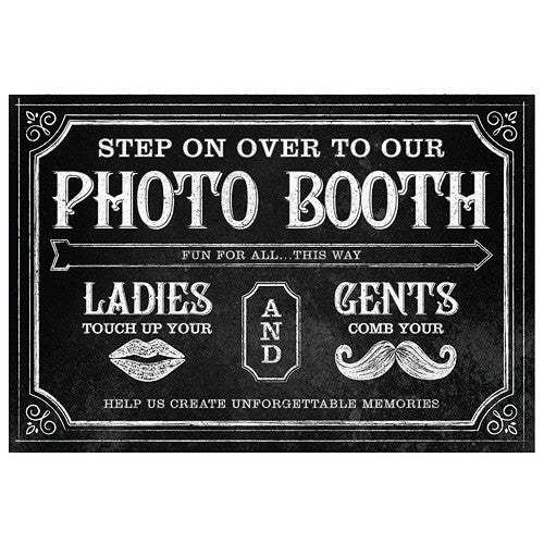 Personalized Directional Sign with Chalkboard Print Design