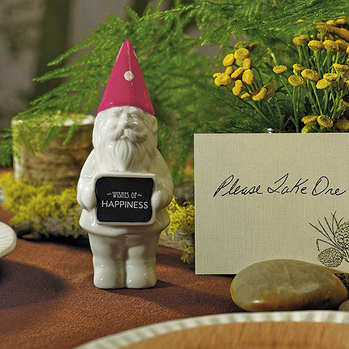 Porcelain Garden Gnome Wedding Favor