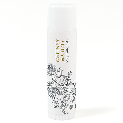 Antique Chic Personalized Lip Balm Vintage Gold