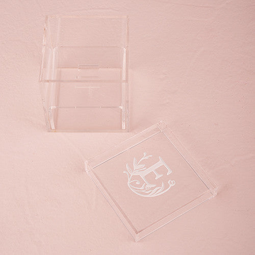 Unique Alternative Acrylic Wedding Ring Box