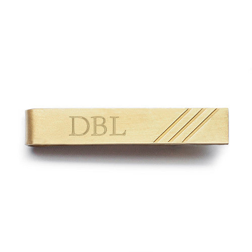 "Best Day Ever" Brass Tie Clip