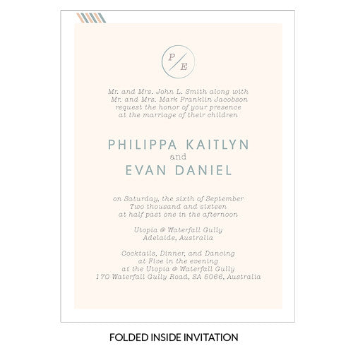 Wanderlust Invitation Map