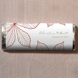 Autumn Leaf Nut Free Gourmet Milk Chocolate Bar Willow Green
