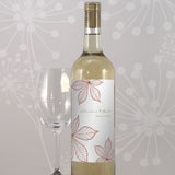 Autumn Leaf Wine Label Willow Green