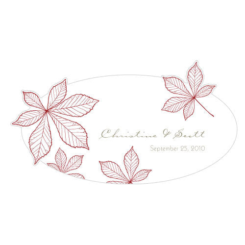 Autumn Leaf Small Cling Willow Green