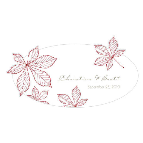Autumn Leaf Large Cling Willow Green