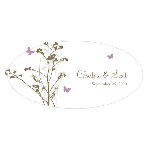 Romantic Butterfly Large Cling Lavender