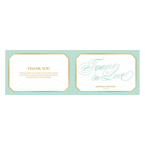 Glitz and Glam Folded Program Cover Daiquiri Green