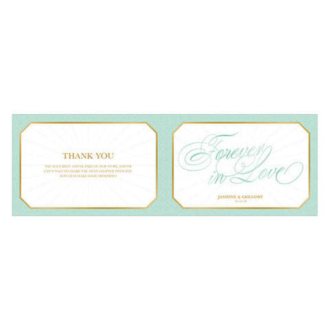 Glitz and Glam Folded Program Cover Daiquiri Green