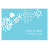Winter Finery Large Rectangular Tag Red