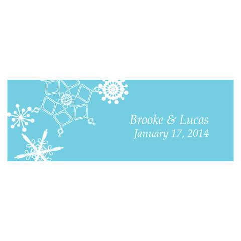Winter Finery Small Rectangular Tag Red