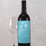 Winter Finery Wine Label Red