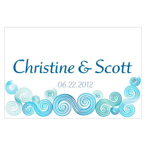 Sea Breeze Large Rectangular Tag