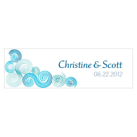 Sea Breeze Small Rectangular Tag