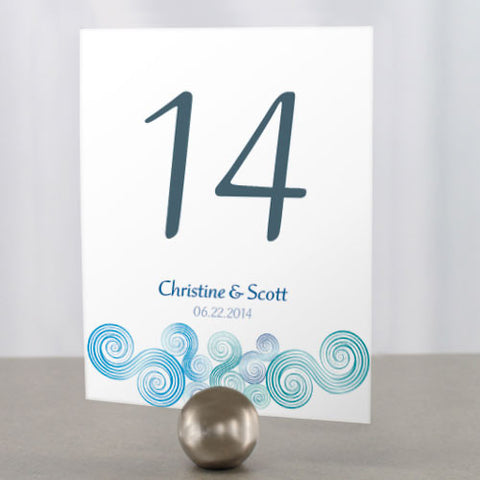 Sea Breeze Table Number Numbers 1-12