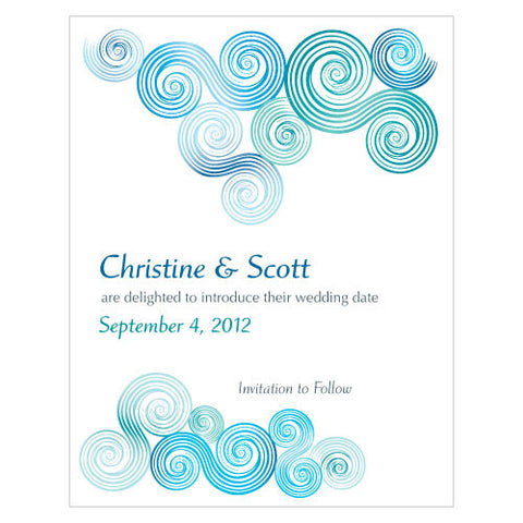 Sea Breeze Save The Date Card