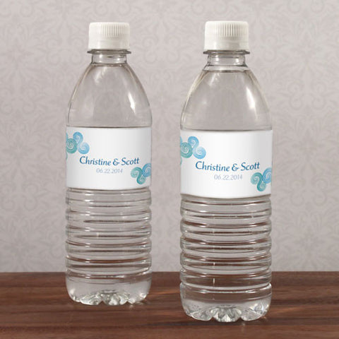 Sea Breeze Water Bottle Label