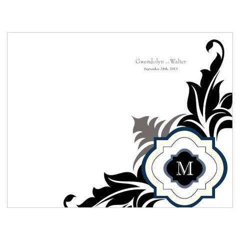 Lavish Monogram Program Black