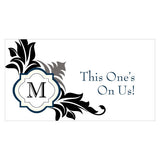 Lavish Monogram Small Ticket Black
