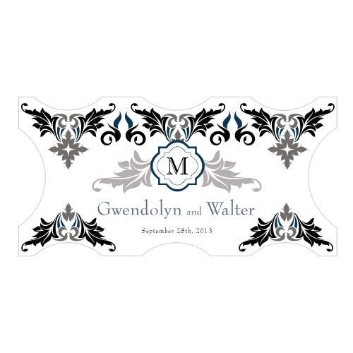 Lavish Monogram Small Cling Black