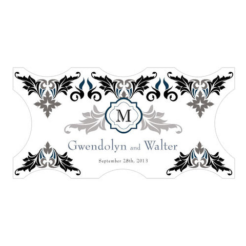 Lavish Monogram Small Cling Black