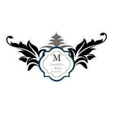 Lavish Monogram Large Cling Black