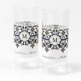 Lavish Monogram Mini Luminary Wrap Black