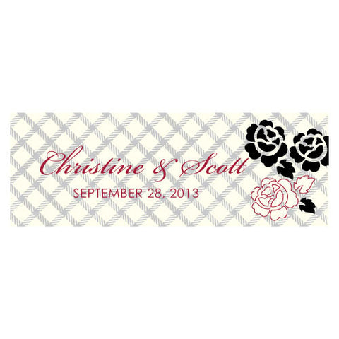 Eclectic Patterns Small Rectangular Tag Classical Green