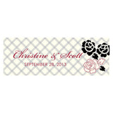Eclectic Patterns Small Rectangular Tag Classical Green