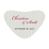 Eclectic Patterns Heart Container Sticker Classical Green