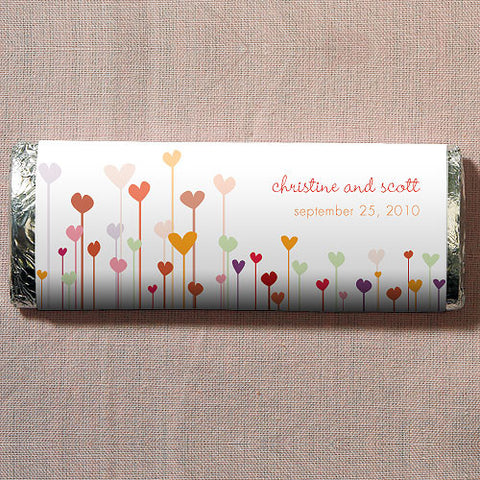 Hearts Nut Free Gourmet Milk Chocolate Bar Warm