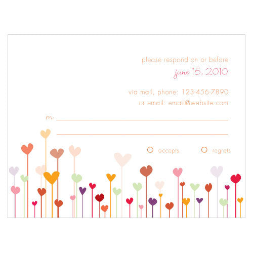 Hearts RSVP Warm