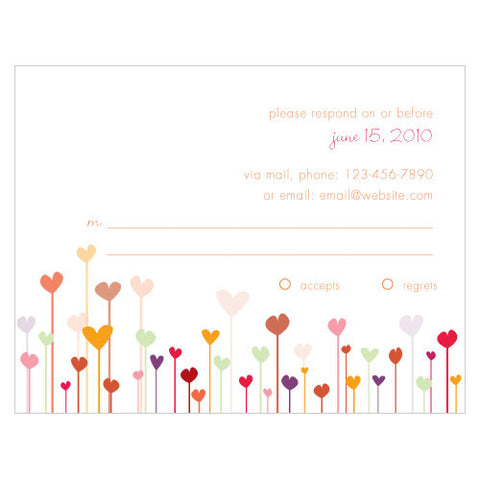 Hearts RSVP Warm