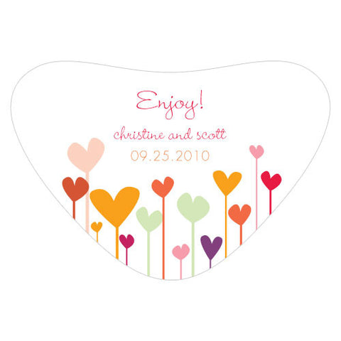 Hearts Heart Container Sticker Warm