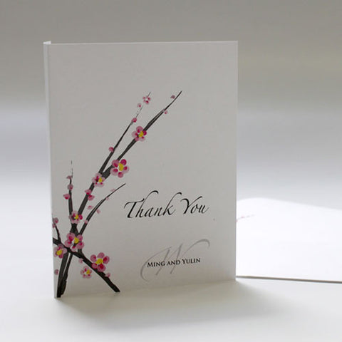 Cherry Blossom Thank You Card