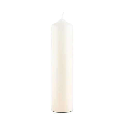 Round Pillar Candles - Medium Ivory