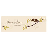 Love Bird Small Rectangular Tag Winter